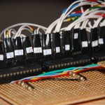 (dirty) connection of 16 Seedtree RGB-LEDs to drivers